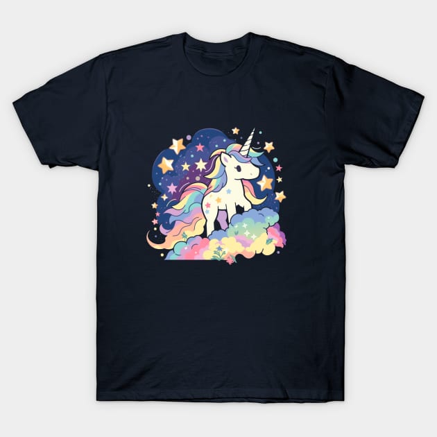 Dream Unicorn - Cute Unicorn T-Shirt by CleverboyDsgns